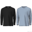 Fabrilife Mens Premium Blank Full Sleeve T Shirt Combo - Sky Blue and Black image