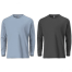 Fabrilife Mens Premium Blank Full Sleeve T Shirt Combo - Sky Blue and Anthra Melange image