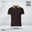 Fabrilife Single Jersey Knitted Cotton Polo - Chocolate image