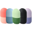 Facial Ice Cube Capsules Applied to Face and Ice Grid image