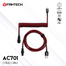 Fantech AC701 Coiled Cable Red image