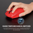 Fantech ARIA II XD7V2 Red Wireless Gaming Mouse Red image