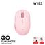 Fantech Go W193 Silent Bluetooth Pink Optical Mouse - Pink image