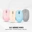 Fantech Go W193 Silent Click Dual Mode Wireless Mouse – Gray image