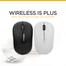 Fantech W188 Wireless Mouse white image