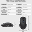 Fantech WG12RS Wireless Silent Gaming Mouse image