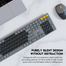 Fantech WK895 Gray Wiredless Keyboard Mouse Combo image