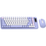 Fantech WK898 Go Mochi Wireless 2 in 1 Combo Keyboard Purple image