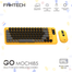 Fantech WK898 Go Mochi Wireless 2 in 1 Combo Keyboard Yellow image