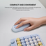 Fantech WK899 Go Mochi Wireless 2 in 1 Combo Keyboard Yellow image