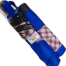 Auto Open 8 Ribs Check Cover (Any Colour From Maroon, Navy Blue, Blue, Green, Purple, Coffee) (F-805) image