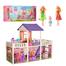 Fashion Villa Barbie Doll House Two Story Doll house with 3 Dolls And Furniture Gift for Girl Big Size image