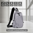 Fashionable Crossbody Backpack Ash 1pcs image