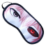 Fashionable Durable Stylish and Elegant Design Silk Eye Mask For Sleeping at Daylight Or Travelling Random Color Selection 1 Pcs (mask_eye_kaneki_1pcs) Kaneki image