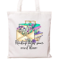 Fashionable Fabric Tote Bag With Zipper image
