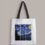 Fashionable Fabric Tote Bag With Zipper - BWTS -261 image