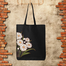 Fashionable Fabric Tote Bag With Zipper image