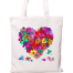 Fashionable Fabric Tote Bag With Zipper image