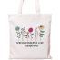 Fashionable Fabric Tote Bag With Zipper image