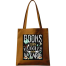 Fashionable Fabric Tote Bag With Zipper image