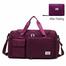 Fashionable Large Capacity Travel Gym Bag Purple image