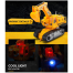 Fengyuan 28172 2.4G One Key Deformation RC Engineering Robot Car - Yellow -148734047 image
