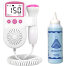 Fetal Doppler Heart Rate Monitor Baby Fetal Sound Heart Detector with LCD Display (Free Gel). image