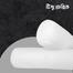 Fiber Bolster Pillow Tissue Fabric White 32x38 Inch - 1 Pcs image