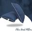Fiber Head Pillow Cotton Fabric Navy Blue 18x26 Buy 1 Get 1 Free image