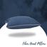 Fiber Head Pillow Cotton Fabric Navy Blue 18x28 Inch Buy 1 Get 1 Free image