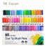 Fineliner Art Markers Watercolor Dual Brush Tip 72 Color image