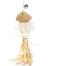 Fish Shape Cat Teaser Interactive Toy Wand with Bell and FeatherBurlap Fish Shape Cat Teaser Interactive Toy Wand with Bell and Feather image