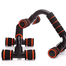 Fitness Push up Bar Stands Pushup Chest Bar Strong Chrome Steel Pushup Stands with Comfortable Foam Grip and Non-Slip Bars image