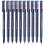Flair Carbonix Ball Pen Blue-Ink - 10 Pcs image