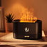Flame Aromatherapy Diffuser 180ml Led Ultrasonic Air Humidifier 7 Color Flame Effect Essential Oil Diffuser Quiet Mist Maker For Home Yoga And Office image