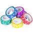 Floral Paper Tape - 6 Pcs. image