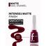 Flormar Matte Nail Enamel M23 Burgundy in Matte image