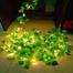 Flower Green Leaf String Lights Artificial Vine Fairy Lights image