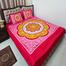 Flower Printed Cotton Bedsheet image