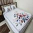 Flower Printed Cotton Bedsheet 1pcs image