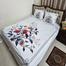 Flower Printed Cotton Bedsheet 1pcs image