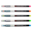 Fluorescent Markers 5 Colours Set image