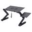 Foldable Laptop Table T8 - Black image