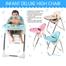 Multi-Functional Babies and Toddlers Folding Portable Height Adjustable High Chair for Feeding/Dining image