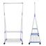 Foldable Vertical Triangle Clothes Drying Stand – Telescopic Pole Rack for Indoor image