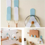 Foldable Wall-Mounted Pot Lid Holder - Self-Adhesive Rack for Cutting Boards and Kitchen Utensils image