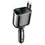 Folding Car Charger PD Retractable Cable 5-in-1 Fast Charge Digital Display image