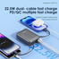 Foneng PX116 20000mAh Mini Power Bank with 2 Built-in Cables 22.5W image