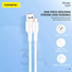Foneng USB Cable Type- C 3A(XS01)-White image