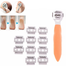 10 Pcs Blade Including Foot Cleaner and Care Accessories Foot Scraper Cardboard Pack Plus Blade (Any Color) image
